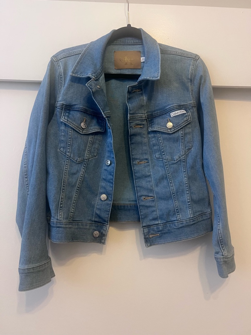 Calvin Klein Light Blue Denim Jean Jacket